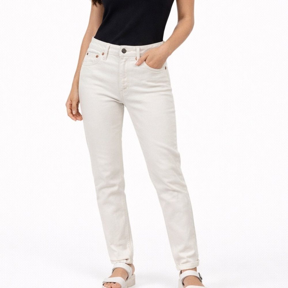 Vince 5 POCKET BUTTON FLY OPTIC WHITE Jeans